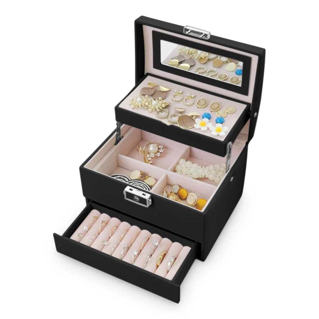Jewelry Box Ms-704 Massido - Black