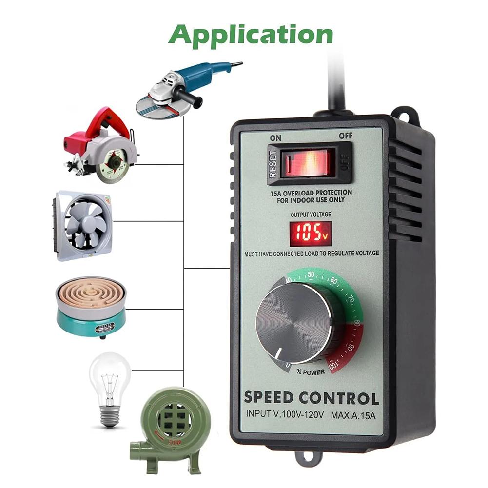 Hız Kontrol Cihazı 4000W ABS Plastik AC220V-250V Ayarlanabilir