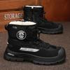 Men Snow Shoes Casual Winter Plush Warm Boots Platform Sneakers Male High Tops Cotton Shoes