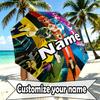 Custom Name Personalized Mighty Morphin Power Rangers Print Umbrella, Auto Open Close, 8‑Rib Sturdy Frame, Commute Camping Hiking Use, Birthday Gift