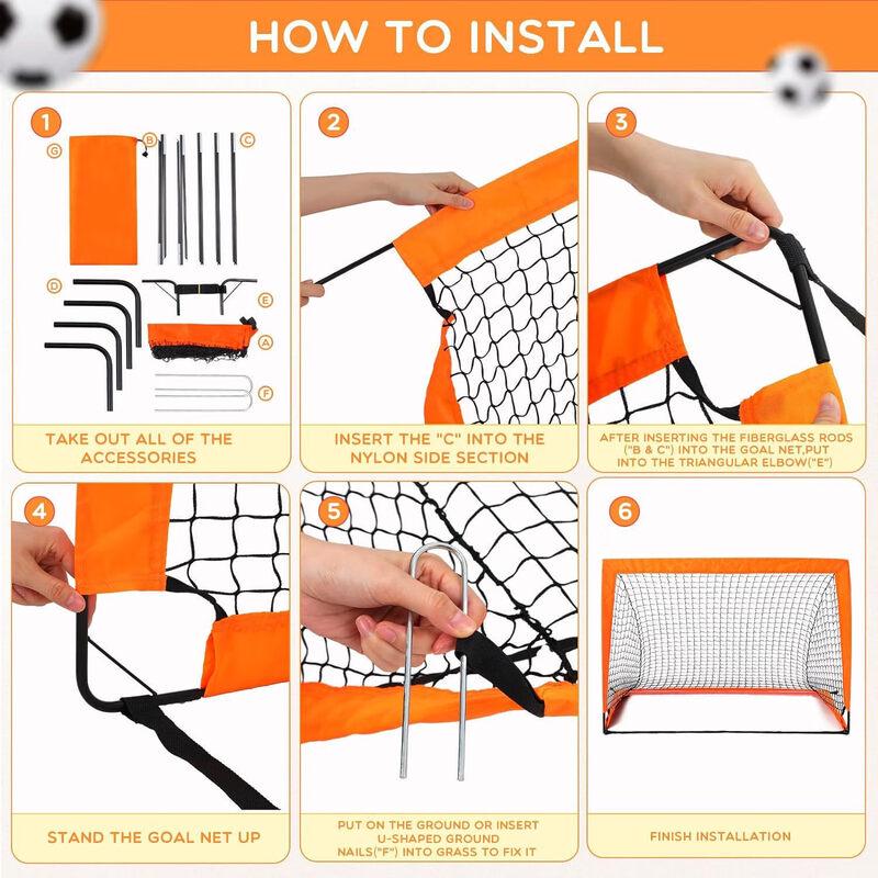 Kids' Portable Foldable Soccer Goal
