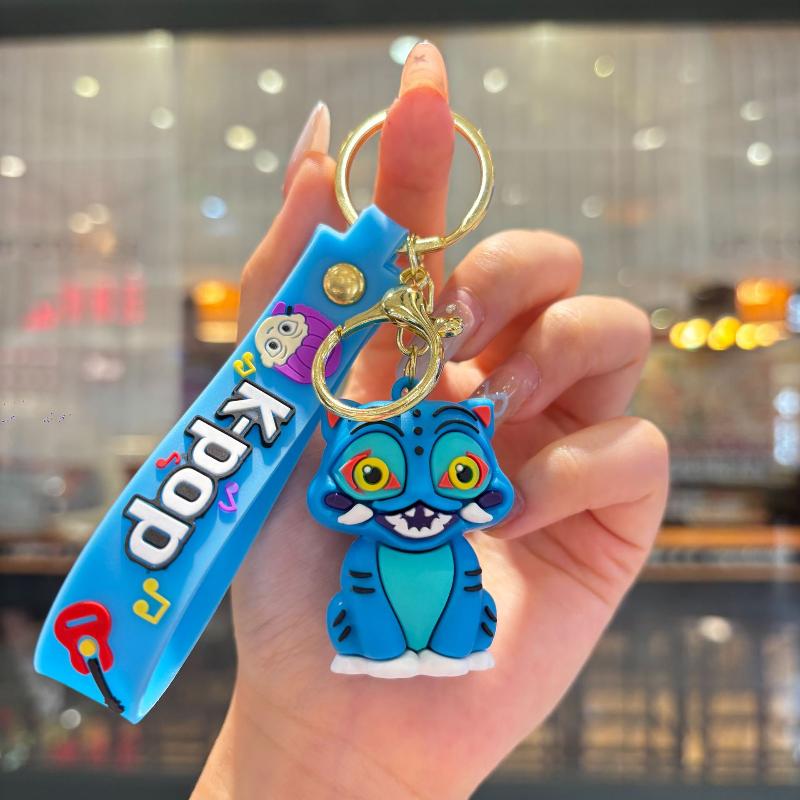 Kpop Demon Hunters Keychain   Harajuku Schoolbag Decoration Pendant Rumi Mira Zoey Cute Anime Keychains