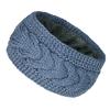 Wide Headbands Fleece Hair Accessories Women Cable Knitted Warm Turban Headwrap Thick Chunky Ear Warmer Crochet Hairbands Bandanas Hair Accessories