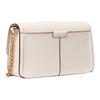 Michael Kors MK Sonia Solid Chain Commuter Leather Crossbody Bag Women Bags White 35F1G6SL3L-085