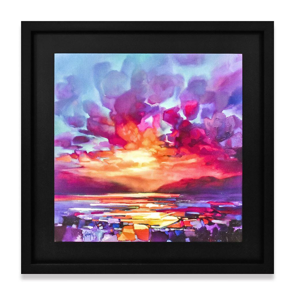 Scott Naismith Diminuendo Clouds Wood Framed Plaque