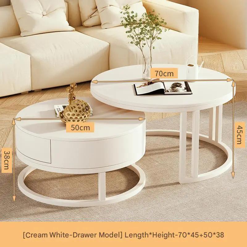 For Luxuriöser minimalistischer Couchtisch mit Aufbewahrungsdesign, nordischer moderner Couchtisch, , Mesas De Centro