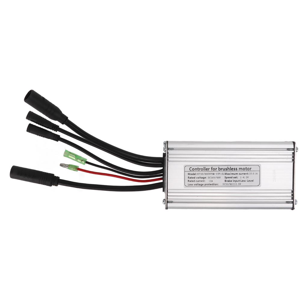 DC 36V48V 25A Sine Wave Controller Waterproof Electric Bicycle Brushless Motor Speed Controller