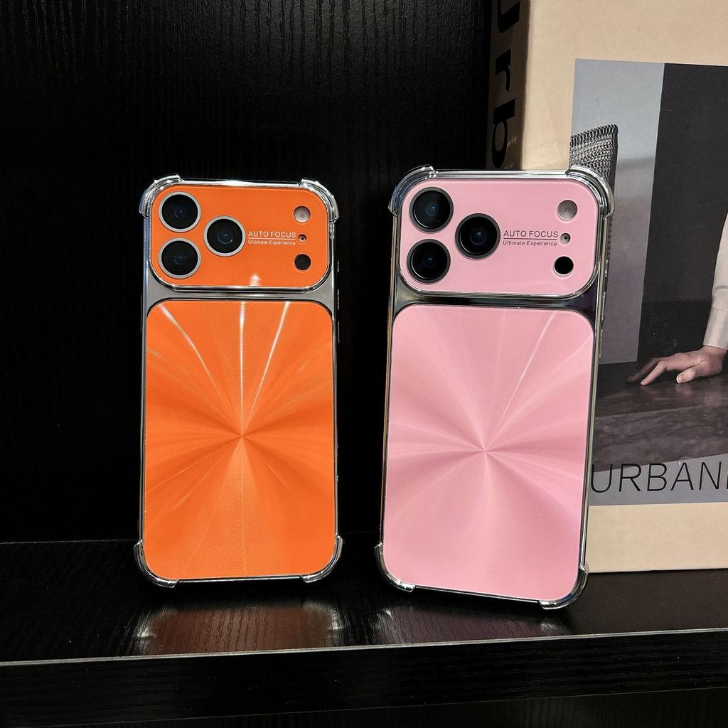 Instantly Enlarged View Window Lens Electroplated Case Compatible with iPhone 16 Pro Max Apple 17 Phone Case 15/14 Simple