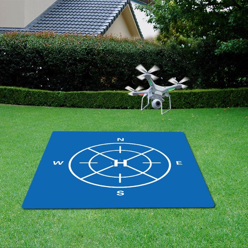 Lightweight Drone Helipad Landing Pad with Directional Markers Outdoor Racing Flight Performance Carpet Mat Rug Home Decor