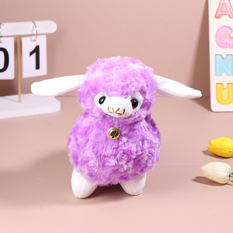1Pc Standing Animal Sheep Plush Stuffed Toy Animals Dolls Fashion Cartoon Plush Animal Toys Bells Sheep