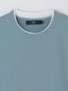 Ships Colors Men's Faux Layered T-Shirt, Light Blue, XL, 212100008