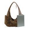 Fashion High-End Locomotive Wind Rivets Retro Women'S Shoulder Bag Foreign Style Underarm Dumpling Bag
