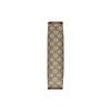 Gucci Presbyopic all-over zipper closure, canvas and leather piping, clutch cosmetic bag, regular men's ebony color