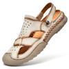 New Mens Sandals Summer Breathable Mesh Sandals Men Outdoor Casual Lightweight Beach Sandals Fashion Men Shoes Large Size 38-46