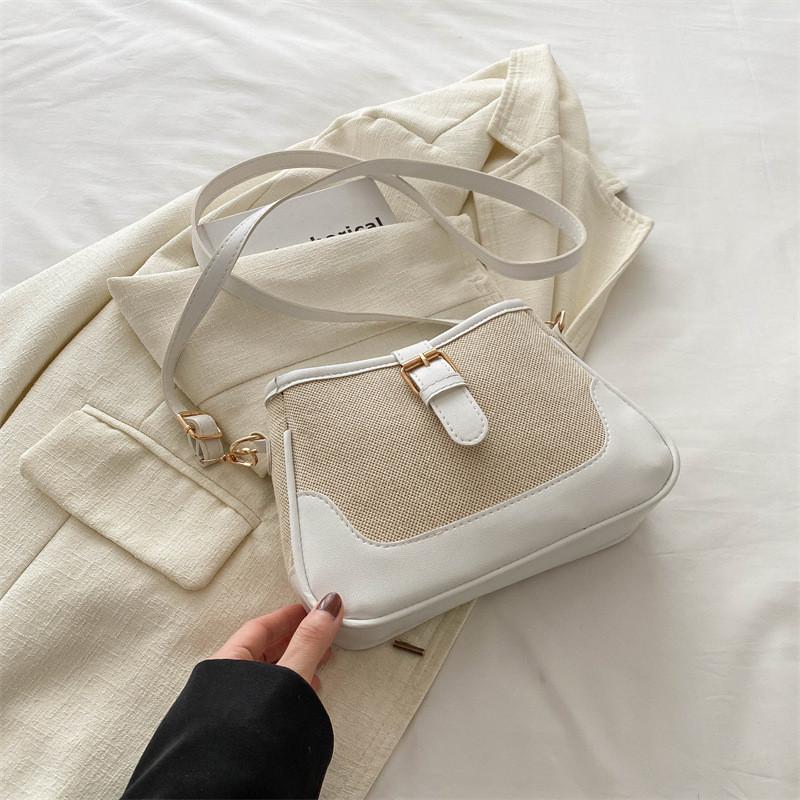 Retro Chic Small Square Shoulder Bag For Women Casual Stylish Pu Leather Handbag