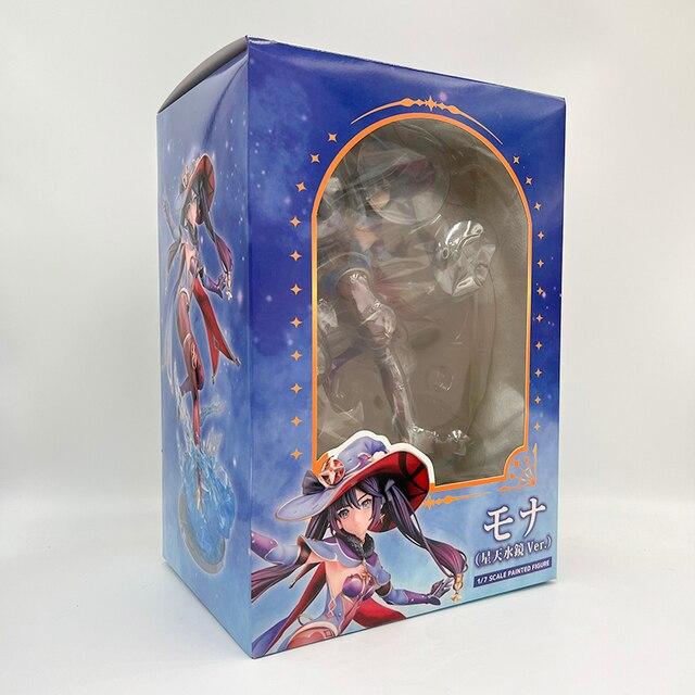 27cm Genshin Anime Figure Genshin Impact Raiden Shogun /Keqing /Mona Action Figure Collectible Model Toys