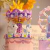 Carousel Ferris Wheel Construction Blocks Creative Music Box Model Small Blocks Toys Juguetes Para Ninos Girls Kids Birthday Present