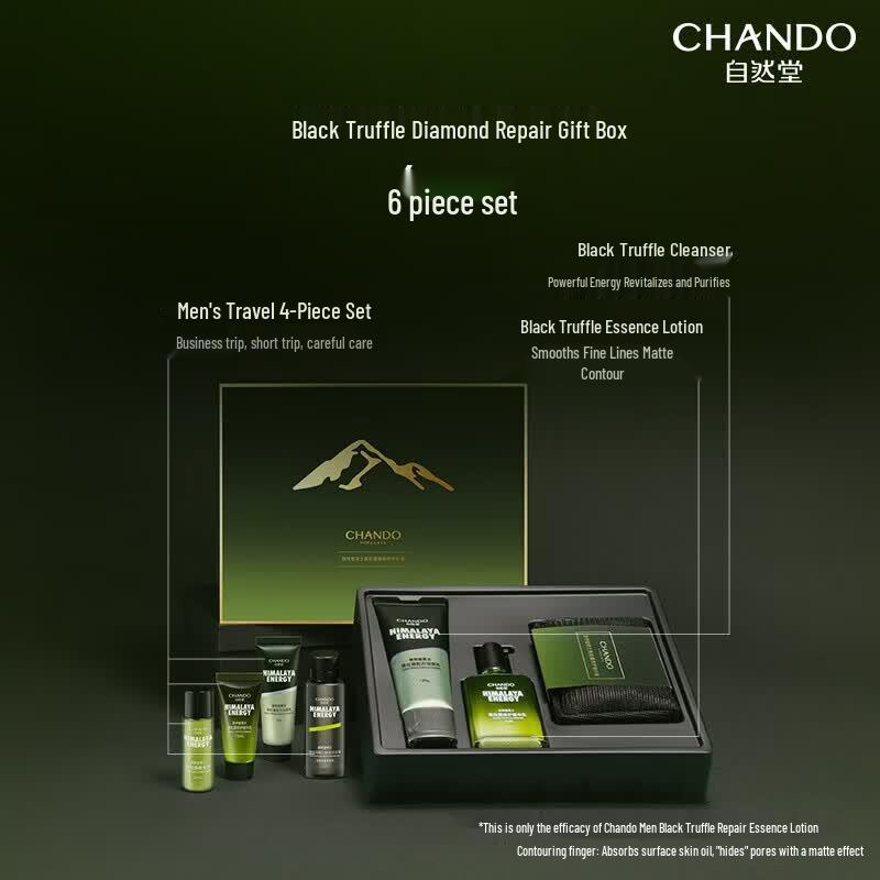 CHANDO Men s Black Truffle Anti-Aging Skincare Gift Set