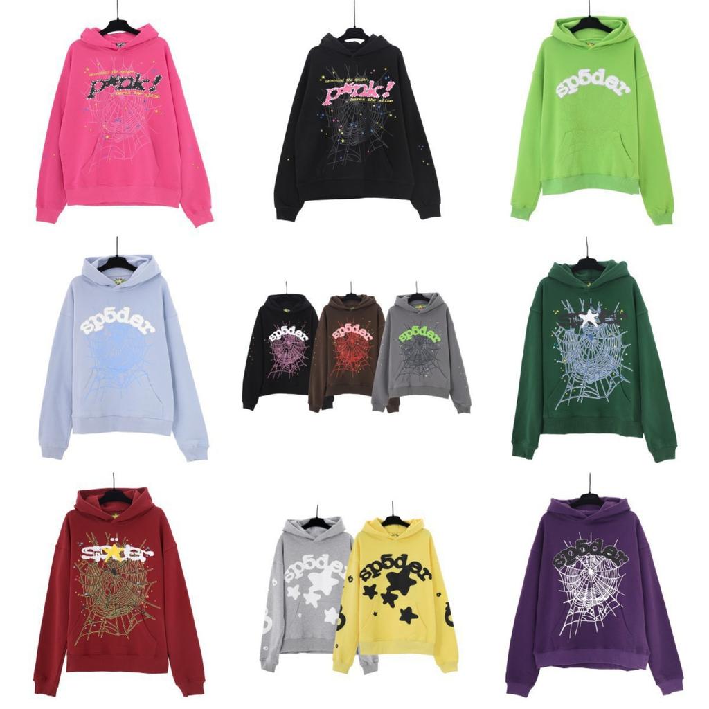 Unisex Hooded Long Sleeve Sweatshirts Loose Fit Graphic Print Streetwear Pullover