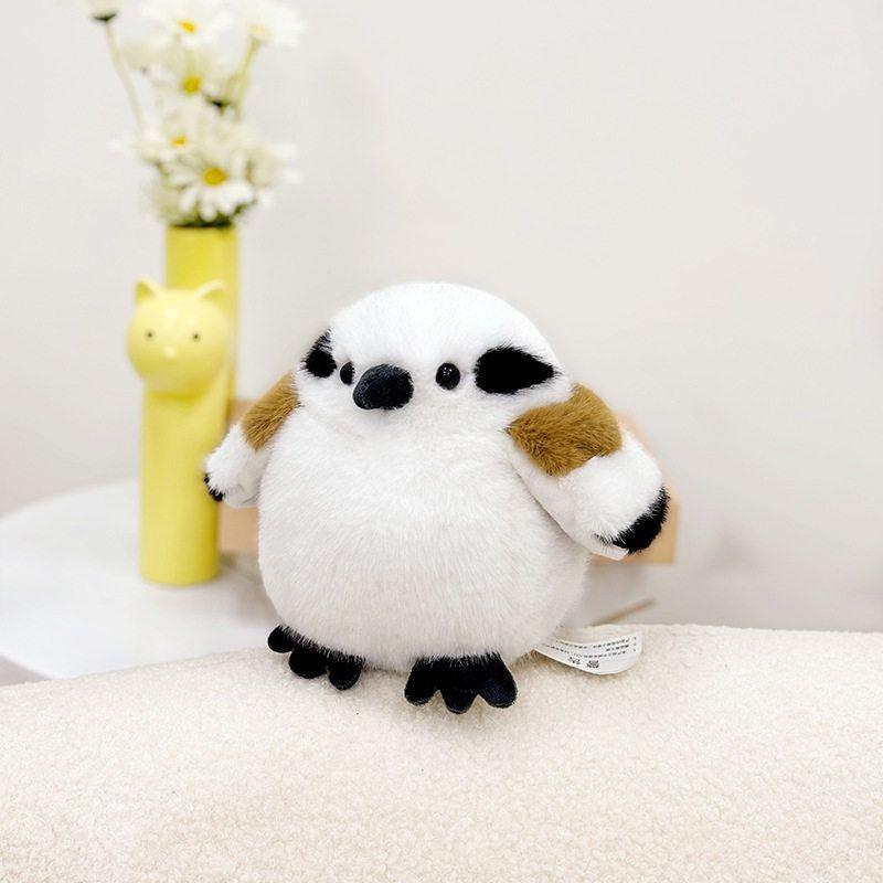 Plush Sparrow Parrot Stuffed Toy Animal Birds Doll Room Decoratio Kids Gifts
