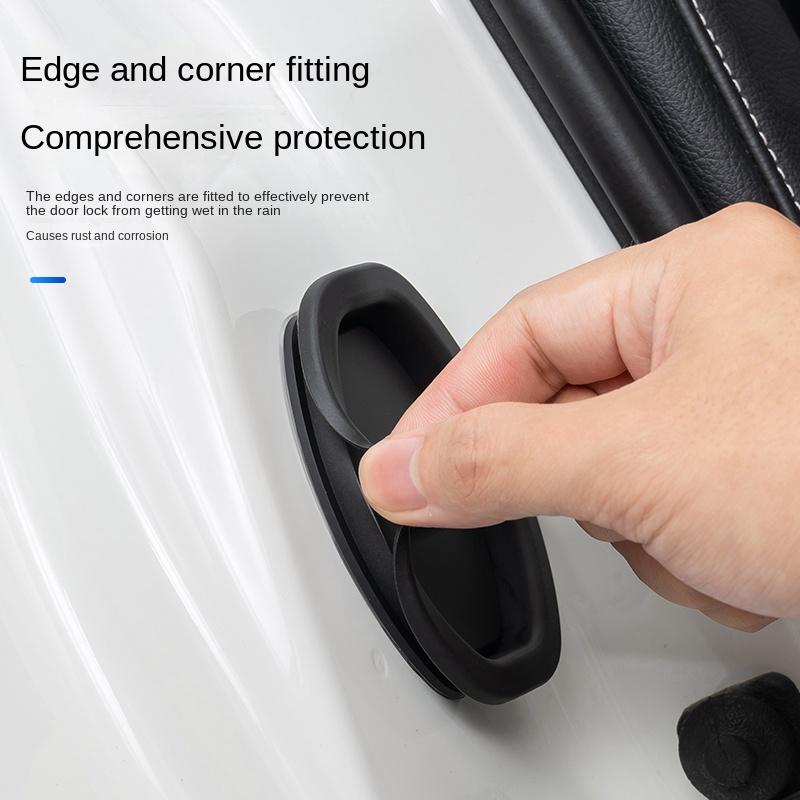 For Hyundai Tucson TL TL NX4 N Line 2015 2014 2015 2016~2025 2025 2025 Car Door Lock Protect Cover Silica Gel Anti-collision Mat
