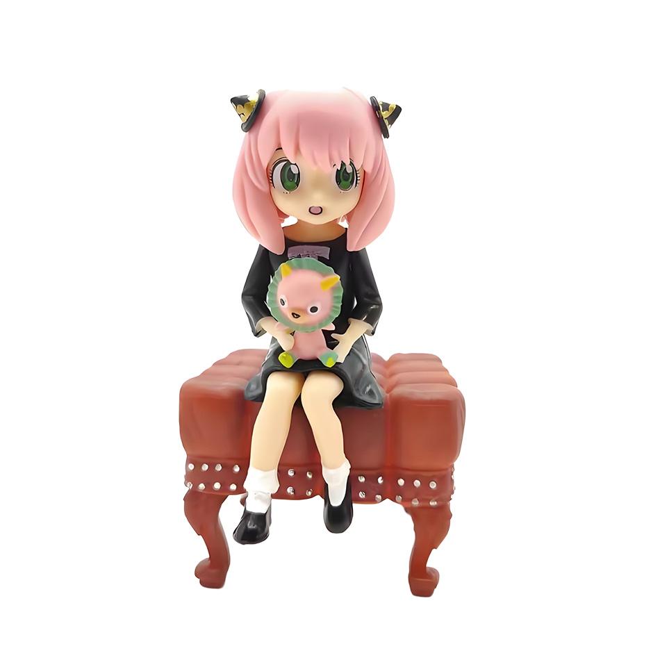 Yor Forger & Anya Forger With Sofa Animation Action Figure Colletion PVC Model Doll Toys