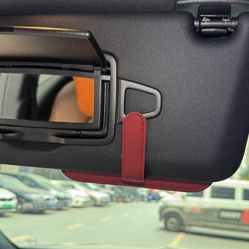 Sun Visors Sunglasses Storage Case Sun Visors Glasses Holder for Car Organizer Box Eyeglasses Protective Storage Case