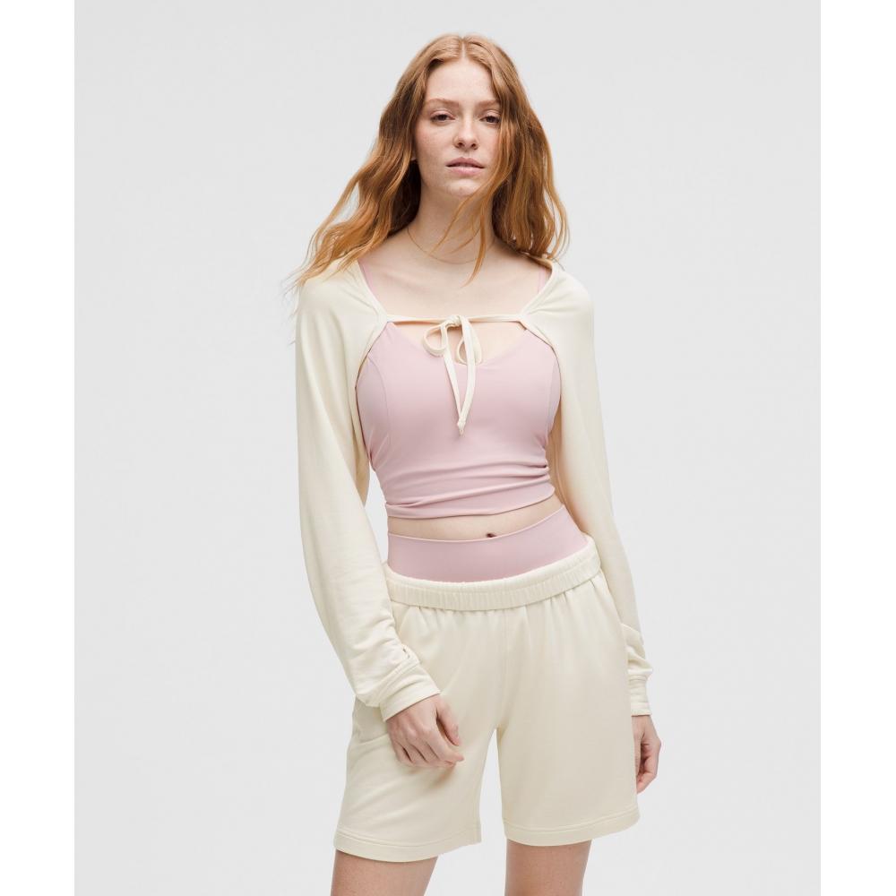 

Lululemon Becalm Shrug Light Ivory XS