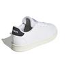 adidas Neo ADVANTAGE Abrasion Resistant Low Top Skateboard Shoes White Black Kids' GW6487