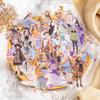 Winter Whispers Fashion Pet Stickers: Journal Materials for DIY Decoration and Collage
