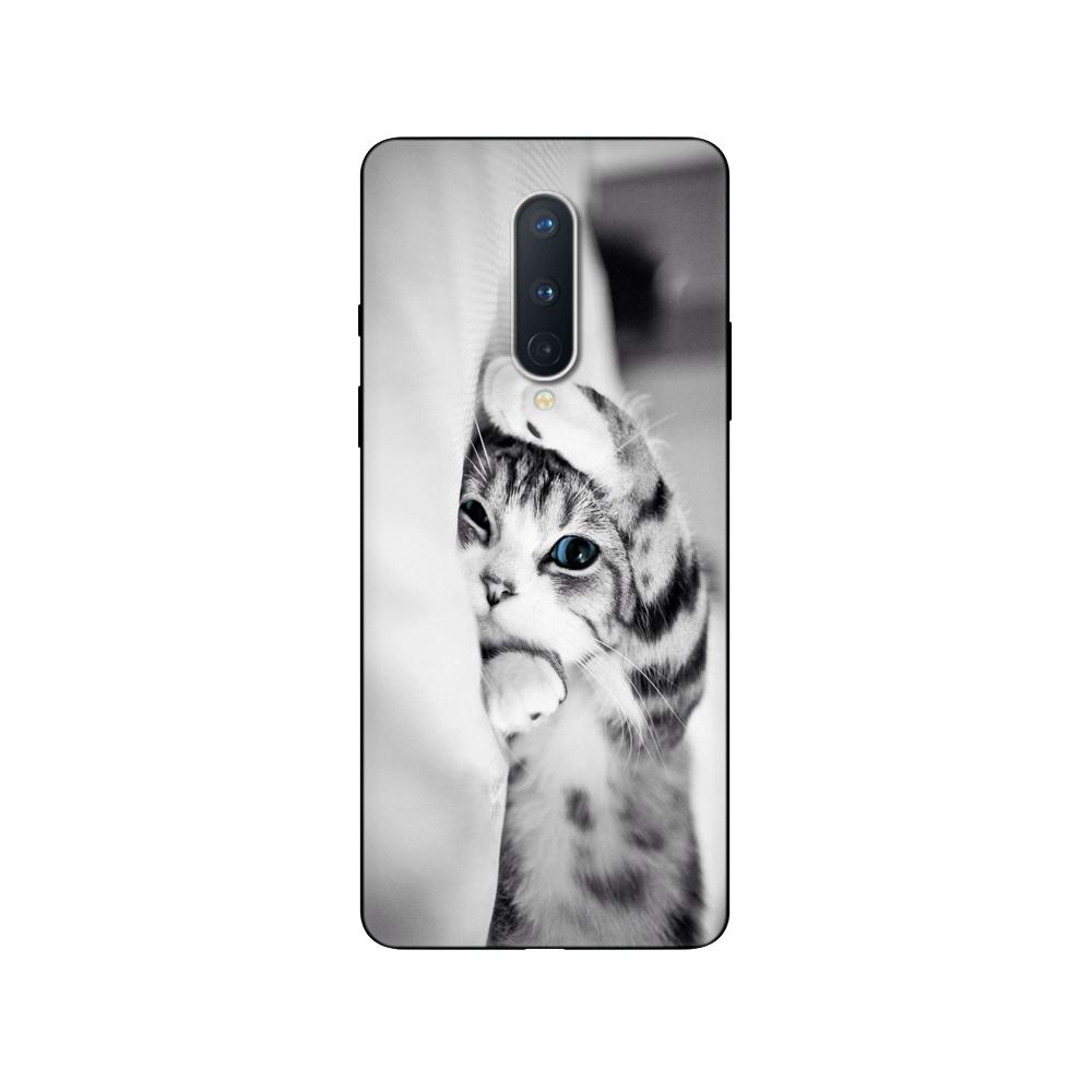 For OnePlus 8 Case For OnePlus 8 Pro Case For OnePlus 8T Case Silicon Phone Back Cover For One Plus 8 T 8Pro 5G Black Tpu Case