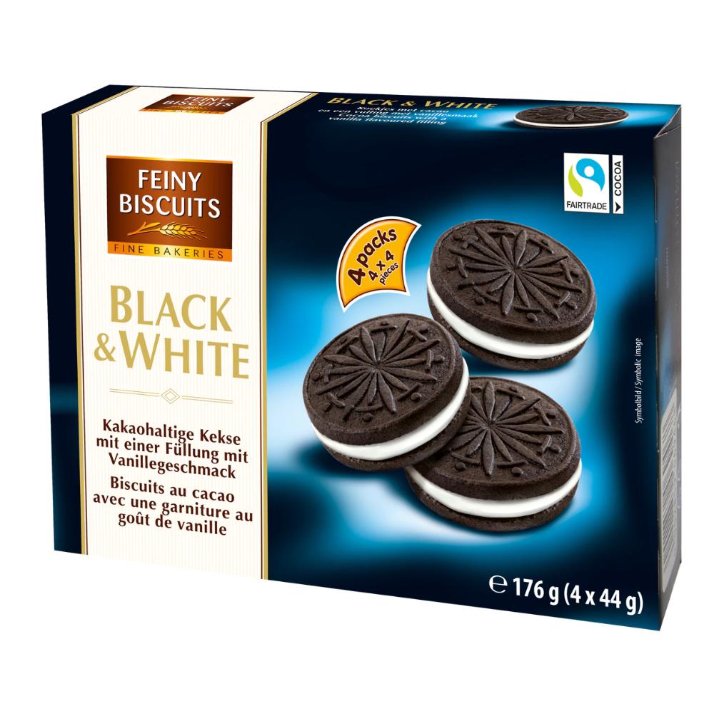 Feiny Kekse Black&White Cookies 176 g