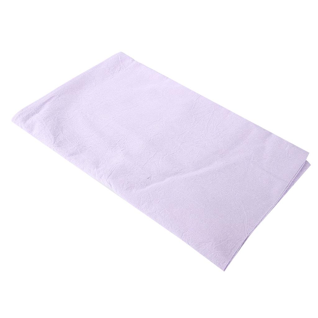 Beauty Salon Massage SPA Couch Cover Soft Cotton Bed Cover With Face Breath Hole Lilac