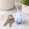 Yousheng Cute Pig Plush Keychain, Small Stuffed Animal Elephant Pendant for Bag Backpack Purse, Kawaii Cartoon Key Ring Charm, Gift for Girls Women