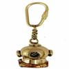 Marine-Taucherhelm im Vintage-Stil aus massivem Messing mit Schlüsselanhänger