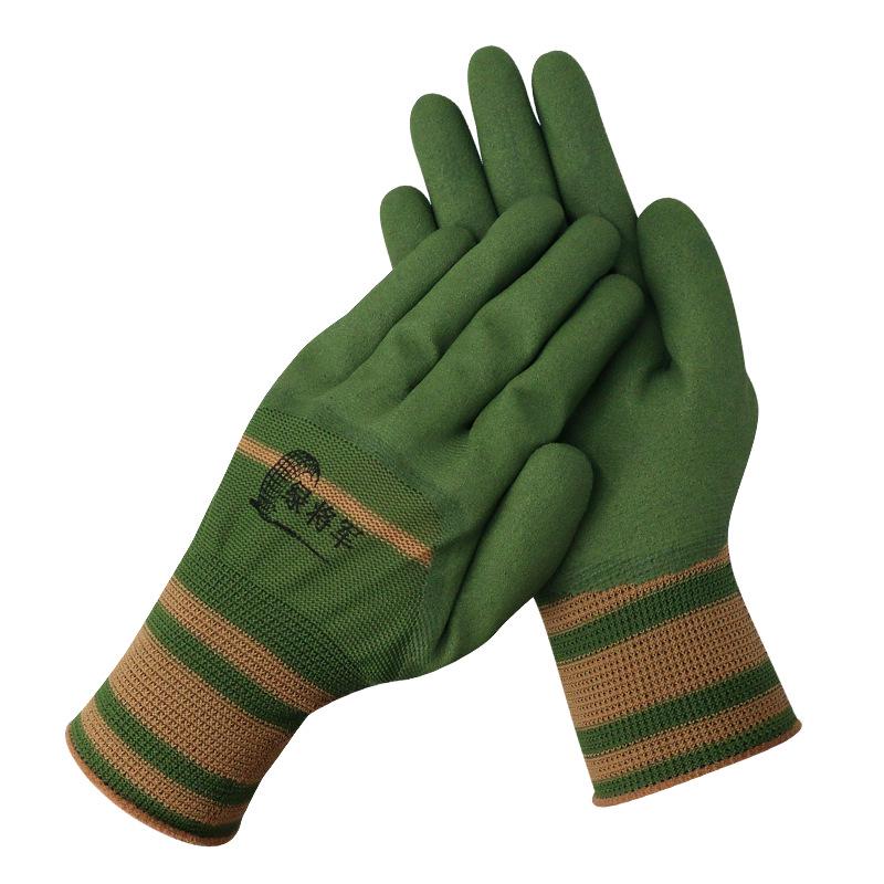 

Промышленные перчатки с латексным пенным покрытием: Толстые, износостойкие, дышащие защитные перчатки.