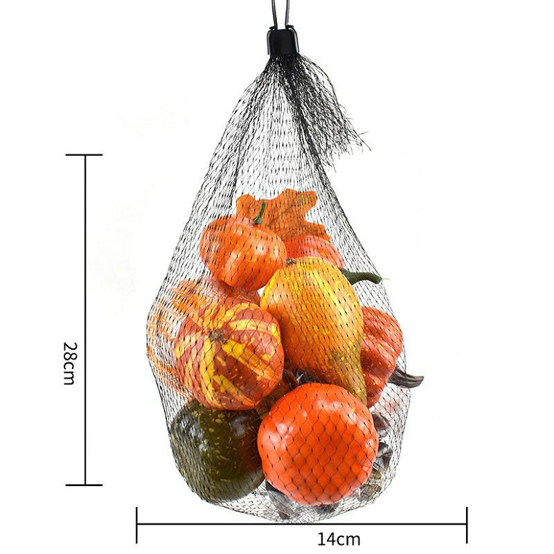 Halloween Herbst Ernte Dekor Künstlicher Mini Kürbis Beeren Ahornblatt