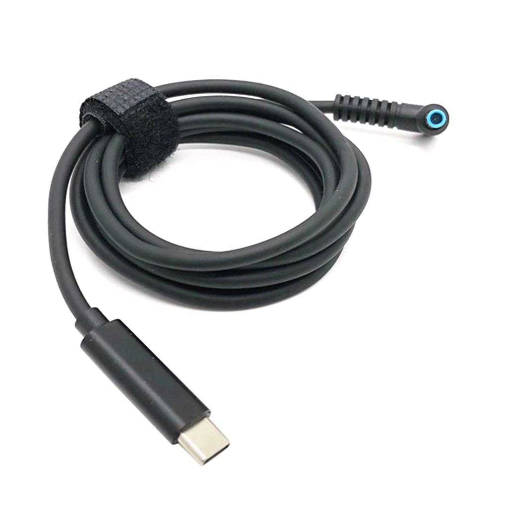 Type C to for DC 4.5x3.0mm Braided Cord Power Adapter Cable Laptop Fast Charging Power Accessories