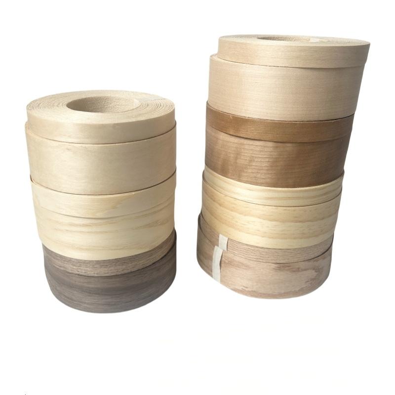 Decorative Plywood PVC Wood Edge Strip Banding Pre-Glued Veneer Self-adhesive Furniture Tape Cabinet Surface Repair Wood Work