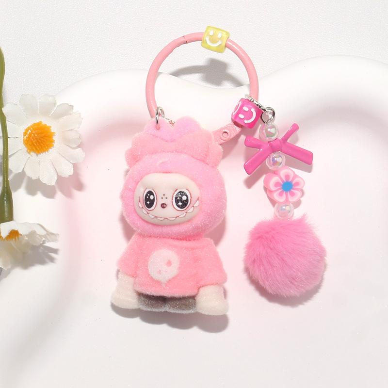 Doll Bag Couple Car Cherry Keychain Decorative Pendant Mobile Phone Chain