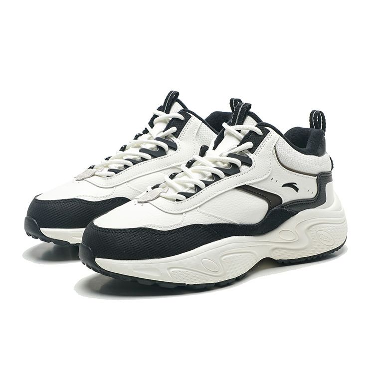 Anta 982 High Top Casual Sneakers Men Black White 912348981-2
