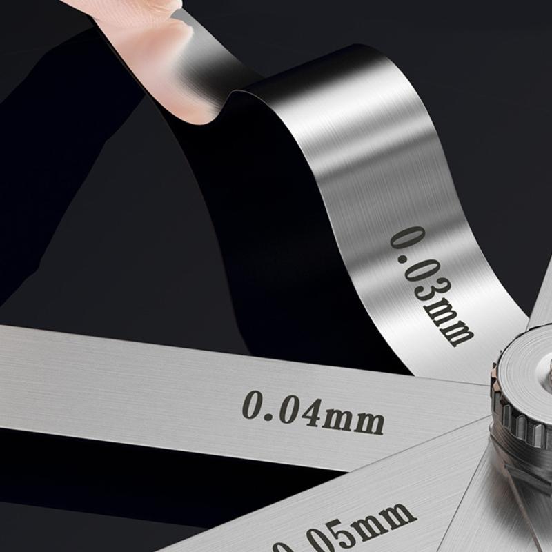 Precisions Feeler Gauge Single Piece High Accuracy Designs Measurement Tool Clear Scale for Engineers & DIY Enthusiasts