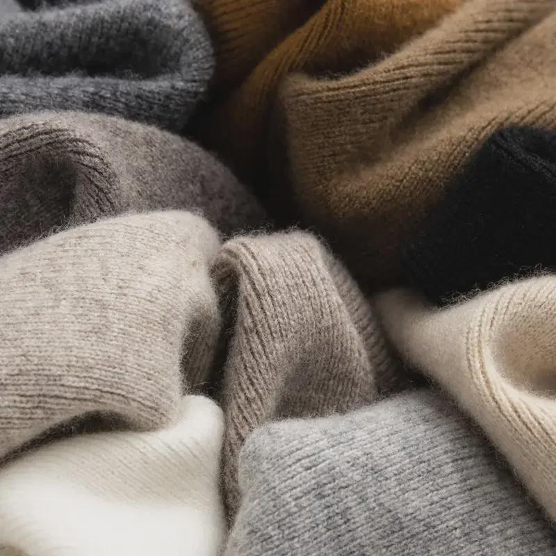 Women's High-Waist Wool Wide-Leg Pants - Autumn & Winter Drape Style