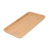 Bathroom Vanity Tray Cosmetics Storage Makeup Organizer Rectangular Bamboo Wood Modern Home Decor Bathroom Countertop Tray