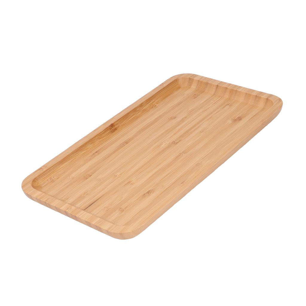 Bathroom Vanity Tray Cosmetics Storage Makeup Organizer Rectangular Bamboo Wood Modern Home Decor Bathroom Countertop Tray