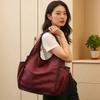 Foldable Shoulder Bag Large Capacity Multi-Pocket Handbag Fashion Shopping Bag