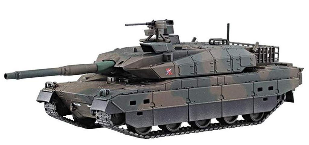 Aoshima Bunka Kyozai Military Model Kit Series 14 Japan Ground Force Type 10 Tank Plastic Model 1/72 No. Self-Defense