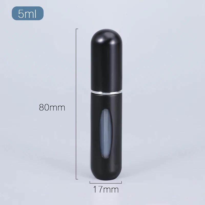 5/8ml Refillable Perfume Spray Atomizer Aluminum Perfume Spray Scent Pump Perfume Atomizer Refillable Mini Bottle for Travel