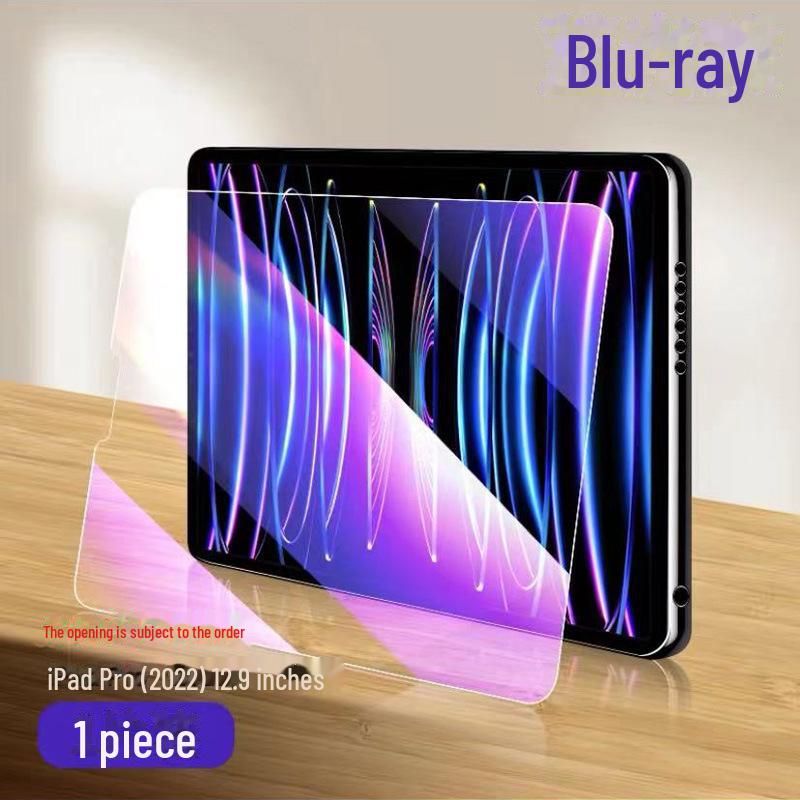 Protetor de Tela de Vidro Temperado de 10,9/11 polegadas para iPad Air 5, 9ª Geração, Pro 2022 e Mini 6 com Filtro de Luz Azul