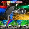 Solar propelled Waterproof Pool Lighting 2 Pack Color Changing With 2000mAh Battery For Outdoor Use